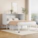 Cama retráctil de madera 146x205 Cama retráctil de madera 146x205 Blanco