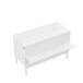 Cama retráctil de madera 146x205 Cama retráctil de madera 146x205 Blanco