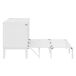 Cama retráctil de madera 146x205 Cama retráctil de madera 146x205 Blanco