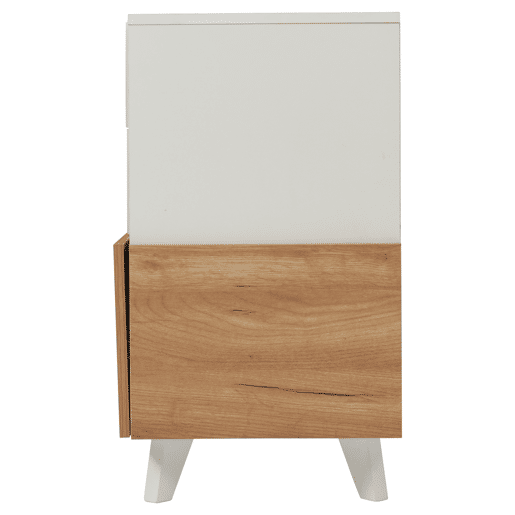 Aparador moderno 150 cm - Aparador com arrumação - Branco brilhante