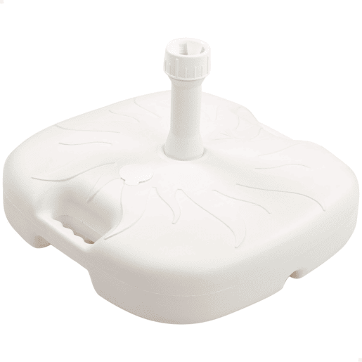 Base quadrada para guarda-sol Ø2032 mm branco Aktive
