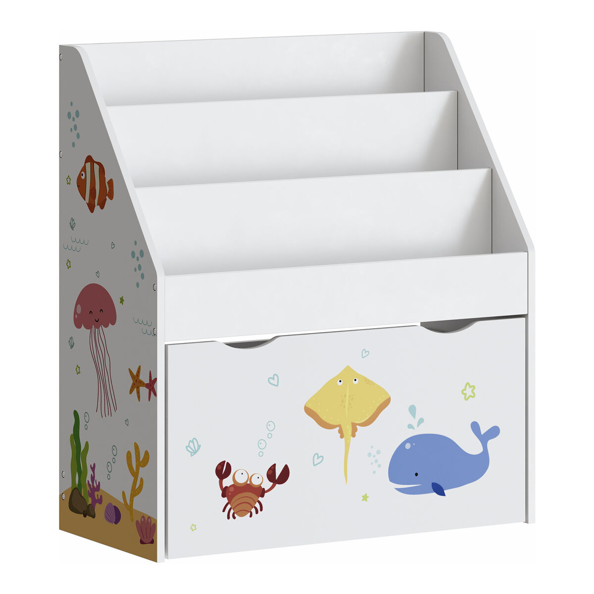 Estantería Infantil Aarnskona con cajón [en.casa]