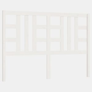 Cabeceira - Cabeceira de cama 156x4x100 cm pinho maciço branco