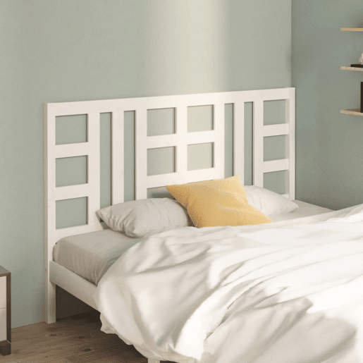 Cabeceira - Cabeceira de cama 156x4x100 cm pinho maciço branco