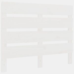 Cabeceira - Cabeceira de cama 75x3x80 cm pinho maciço branco