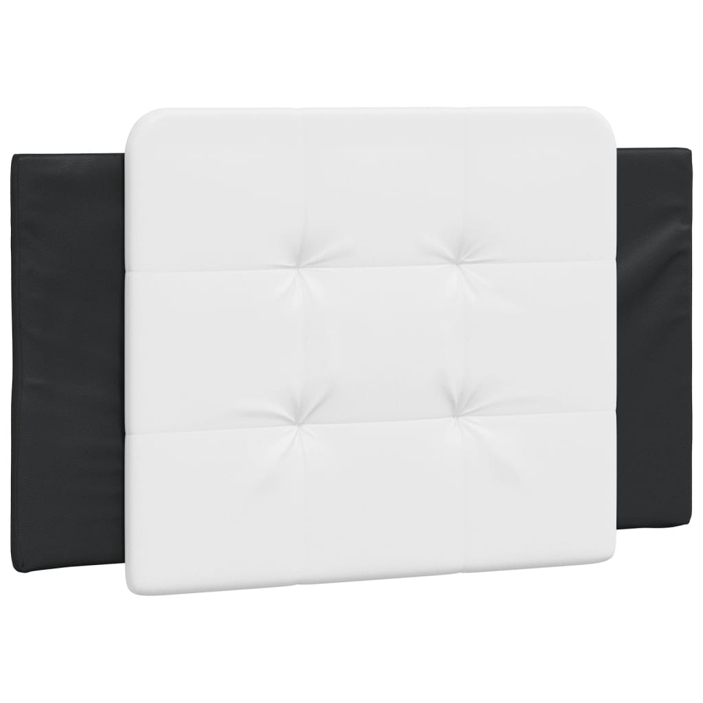 Cabecero cama - Mueble cabecero 80 Blanco/ Negro