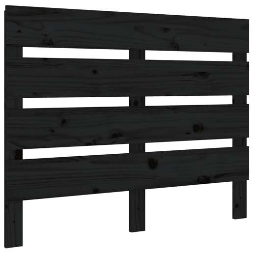Cabeceira - Cabeceira de cama 100x3x80 cm pinho maciço preto