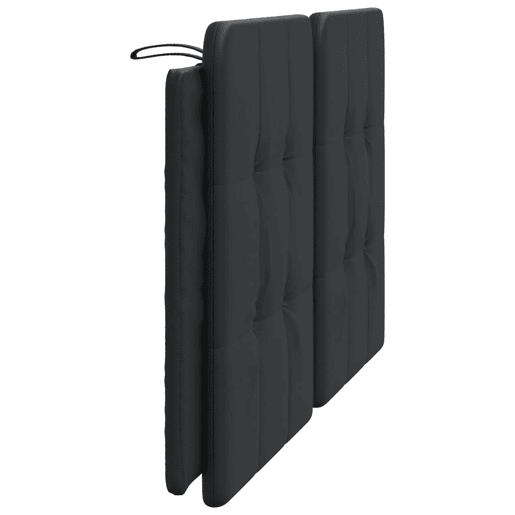 Almofadão de Cabeceira - Cabeceira de cama 160 cm couro artificial preto
