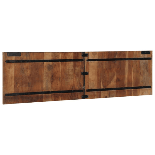 Cabeceira - Cabeceira de cama 180 cm madeira recuperada maciça multicor