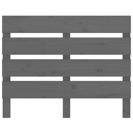Cabeceira - Cabeceira de cama 100x3x80 cm pinho maciço cinza