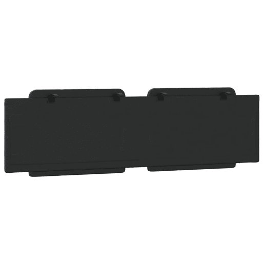 Almofadão de Cabeceira - Cabeceira de cama 180 cm couro artificial preto