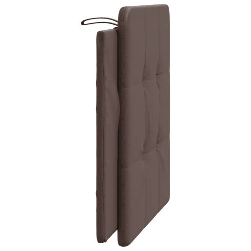 Almofadão de Cabeceira - Cabeceira de cama 100 cm couro artificial castanho