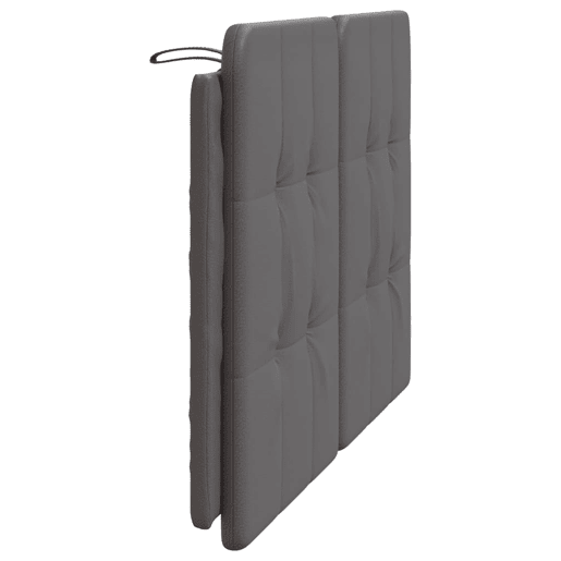 Almofadão de Cabeceira - Cabeceira de cama 160 cm couro artificial cinzento