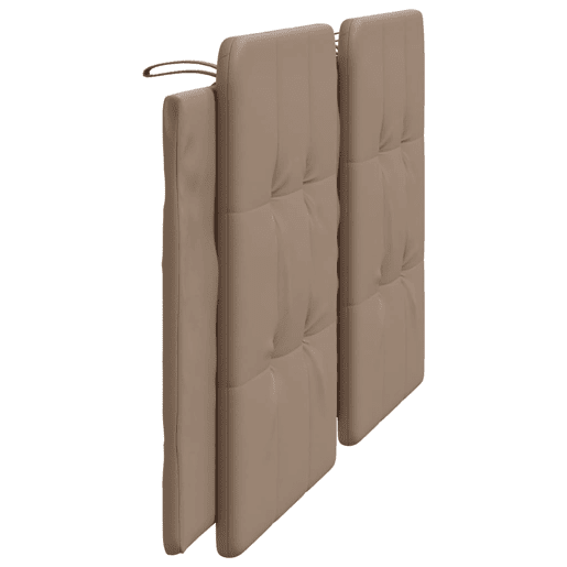 Almofadão de Cabeceira - Cabeceira de cama 180 cm couro artificial cappuccino