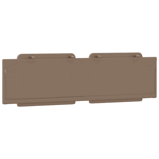 Almofadão de Cabeceira - Cabeceira de cama 180 cm couro artificial cappuccino