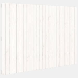 Cabeceira - Cabeceira de cama de parede 159,5x3x110 cm madeira pinho maciça branco