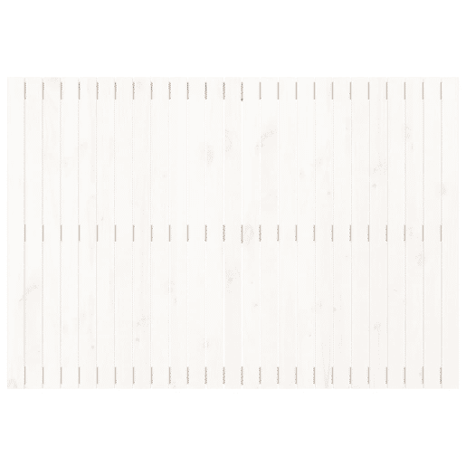 Cabeceira - Cabeceira de cama de parede 159,5x3x110 cm madeira pinho maciça branco