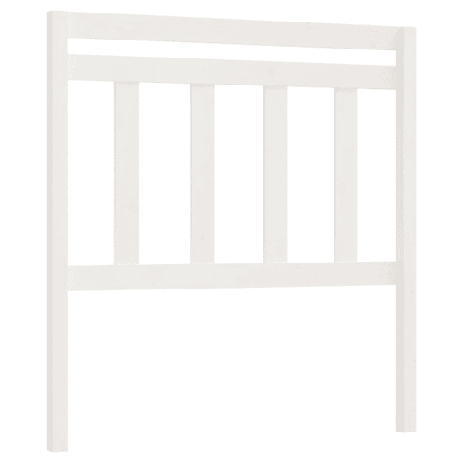 Cabeceira - Cabeceira de cama 106x4x100 cm pinho maciço branco