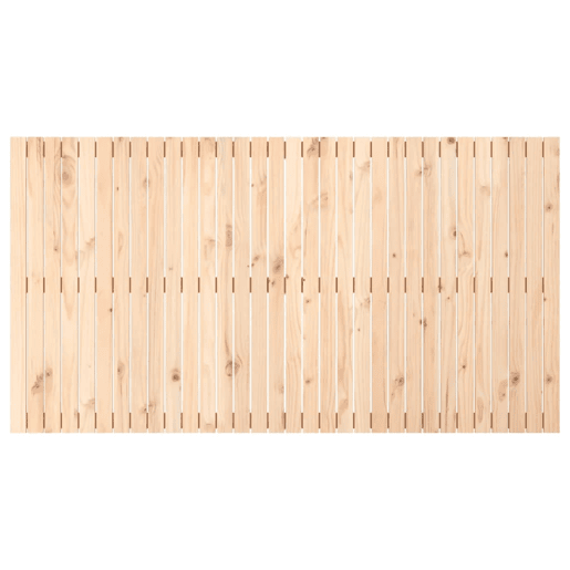Cabeceira - Cabeceira de cama de parede 204x3x110 cm madeira de pinho maciça