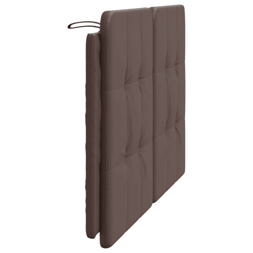 Almofadão de Cabeceira - Cabeceira de cama 120 cm couro artificial castanho