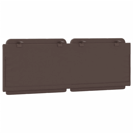 Almofadão de Cabeceira - Cabeceira de cama 120 cm couro artificial castanho