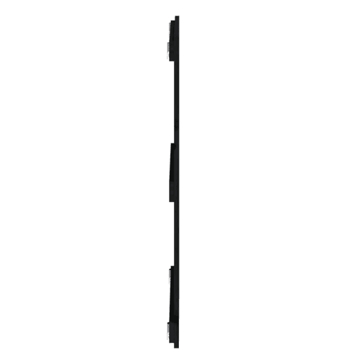 Cabeceira - Cabeceira de cama de parede 108x3x90 cm madeira de pinho maciça preto