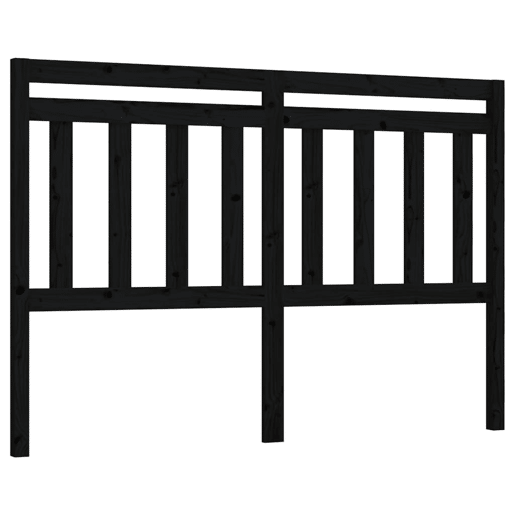 Cabeceira - Cabeceira de cama 166x4x100 cm pinho maciço preto