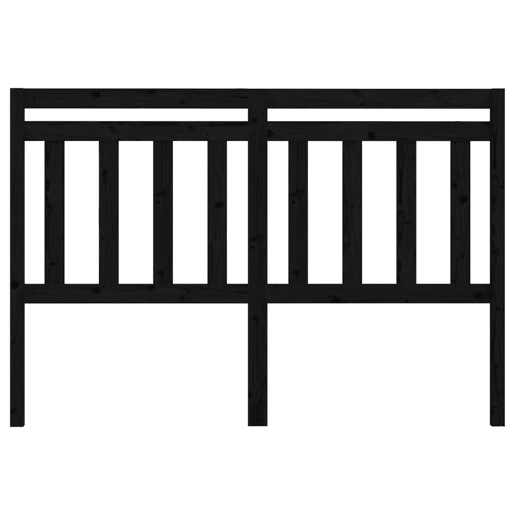 Cabeceira - Cabeceira de cama 166x4x100 cm pinho maciço preto
