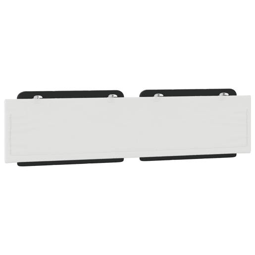 Almofadão de Cabeceira - Cabeceira de cama 200 cm couro artificial preto e branco