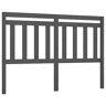 Cabeceira - Cabeceira de cama 126x4x100 cm pinho maciço cinzento