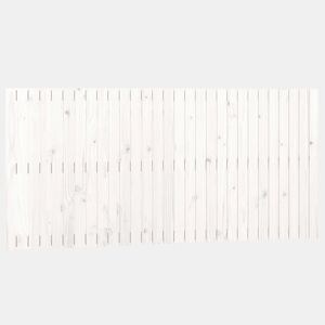Cabeceira - Cabeceira de cama de parede 185x3x90 cm madeira de pinho maciça branco