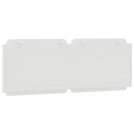 Almofadão de Cabeceira - Cabeceira de cama 120 cm couro artificial branco