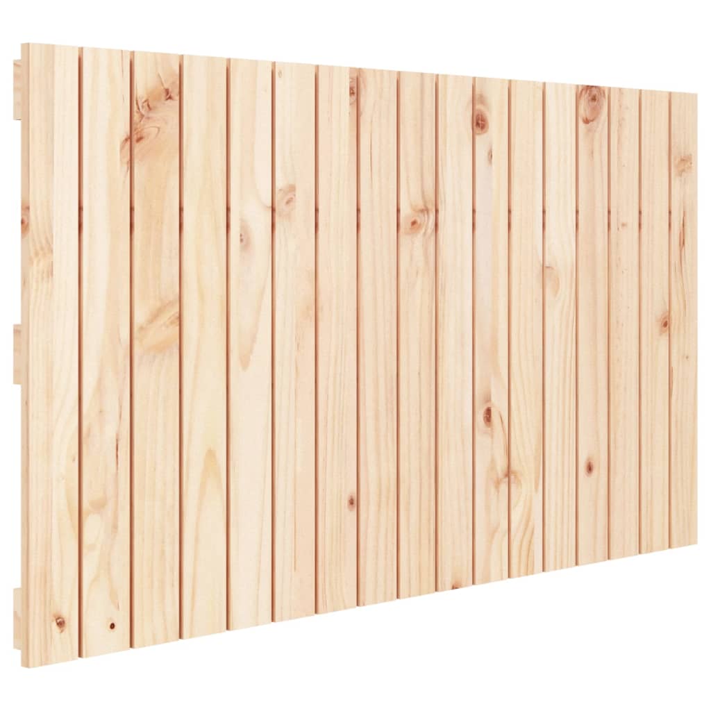 cabecero cama - mueble cabecero de pared madera maciza de pino 108x3x60 cm