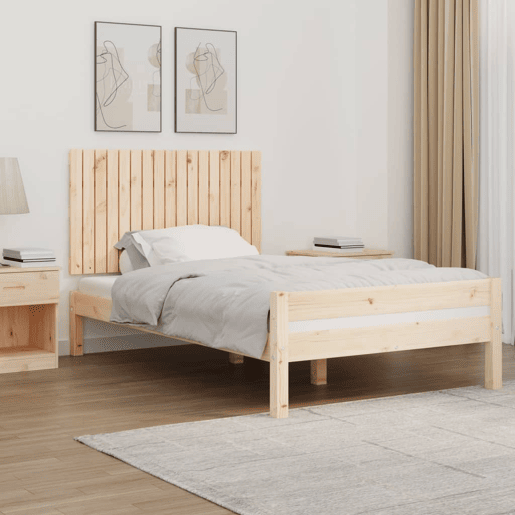 Cabeceira - Cabeceira de cama de parede 108x3x60 cm madeira de pinho maciça
