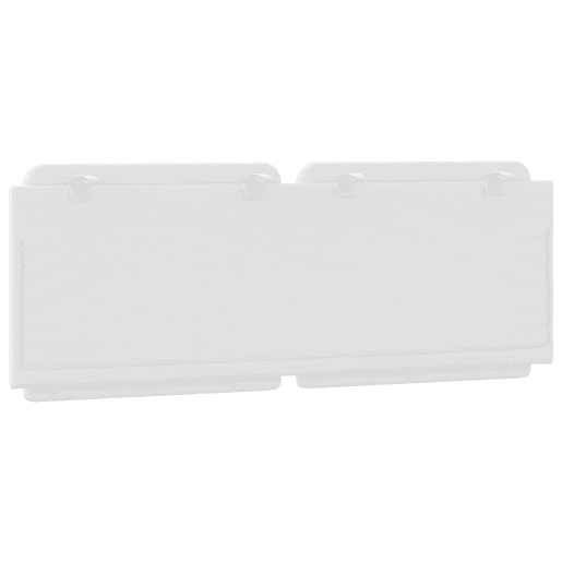 Almofadão de Cabeceira - Cabeceira de cama 140 cm couro artificial branco