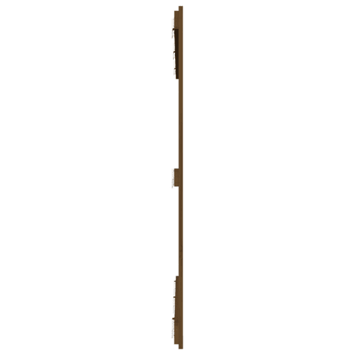 Cabeceira - Cabeceira de cama de parede 146,5x3x110 cm pinho maciço castanho-mel