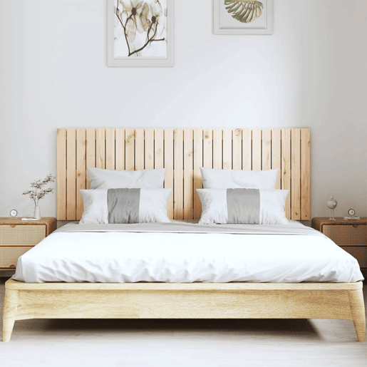 Cabeceira - Cabeceira de cama de parede 166x3x60 cm madeira de pinho maciça