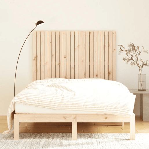 Cabeceira - Cabeceira de cama de parede 140x3x110 cm madeira de pinho maciça