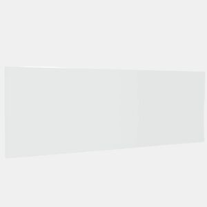 Cabeceira - Cabeceira de cama de parede 240x1,5x80 cm derivados de madeira branco