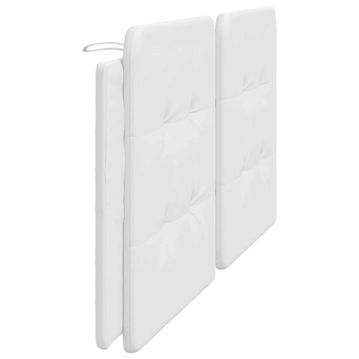 Almofadão de Cabeceira - Cabeceira de cama 200 cm couro artificial branco