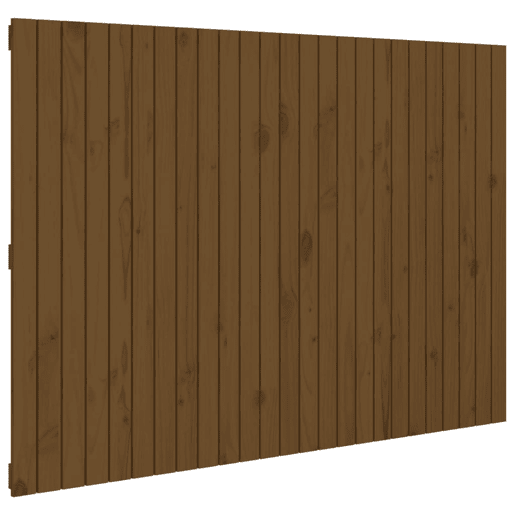 Cabeceira - Cabeceira de cama de parede 159,5x3x110 cm pinho maciço castanho-mel