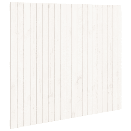 Cabeceira - Cabeceira de cama de parede 127,5x3x110 cm pinho maciço branco
