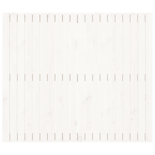 Cabeceira - Cabeceira de cama de parede 127,5x3x110 cm pinho maciço branco