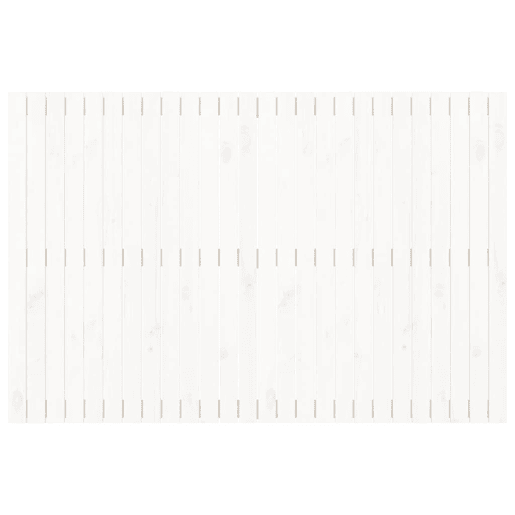 Cabeceira - Cabeceira de cama de parede 166x3x110 cm madeira de pinho maciça branco