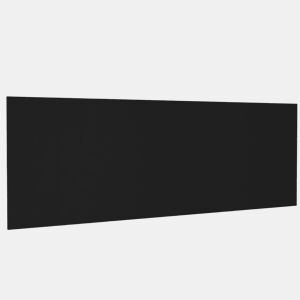 Cabeceira - Cabeceira de cama de parede 240x1,5x80 cm derivados de madeira preto