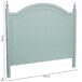 Cabezal de cama de madera 150 Cabezal de cama de madera 150 Azul