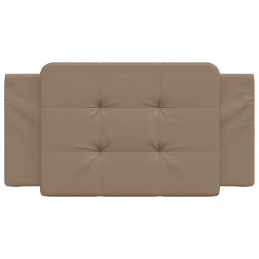 Almofadão de Cabeceira - Cabeceira de cama 100 cm couro artificial cappuccino