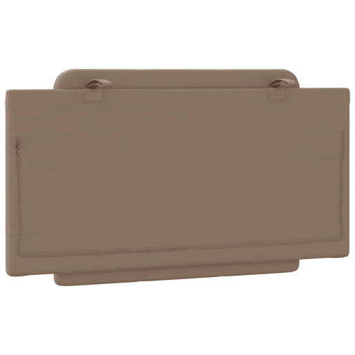 Almofadão de Cabeceira - Cabeceira de cama 100 cm couro artificial cappuccino