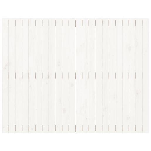 Cabeceira - Cabeceira de cama de parede 140x3x110 cm madeira de pinho maciça branco