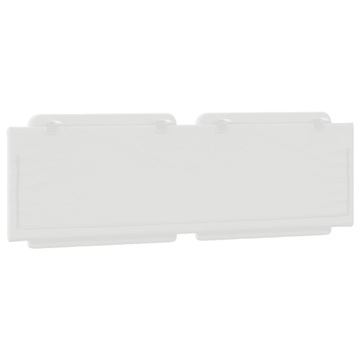 Almofadão de Cabeceira - Cabeceira de cama 160 cm couro artificial branco
